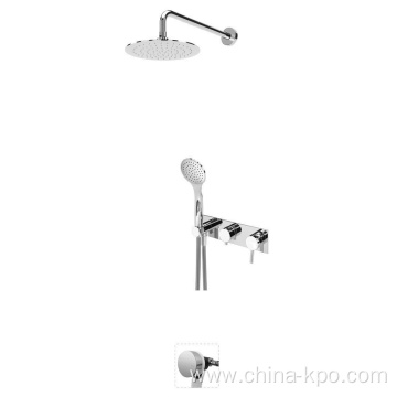 Simple Shower Set with Concealed Shower Mixer